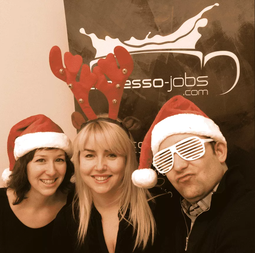 Joyeuses fêtes de la part de l'équipe d'Espresso-Jobs