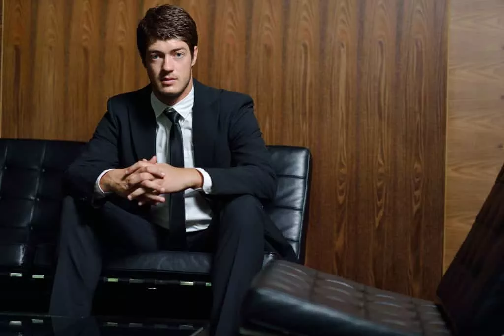 portrait of young business man