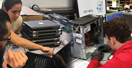 OPEQ : donner une seconde vie aux ordinateurs