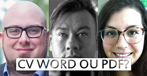 L'avis des recruteurs : CV en Word ou PDF ?