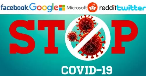 Les géants du Web s’unissent pour lutter contre la COVID-19 Les géants du Web s’unissent pour lutter contre la COVID-19
