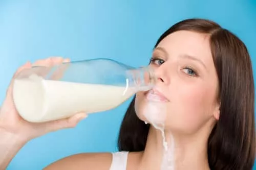 La pureté du lait caillé